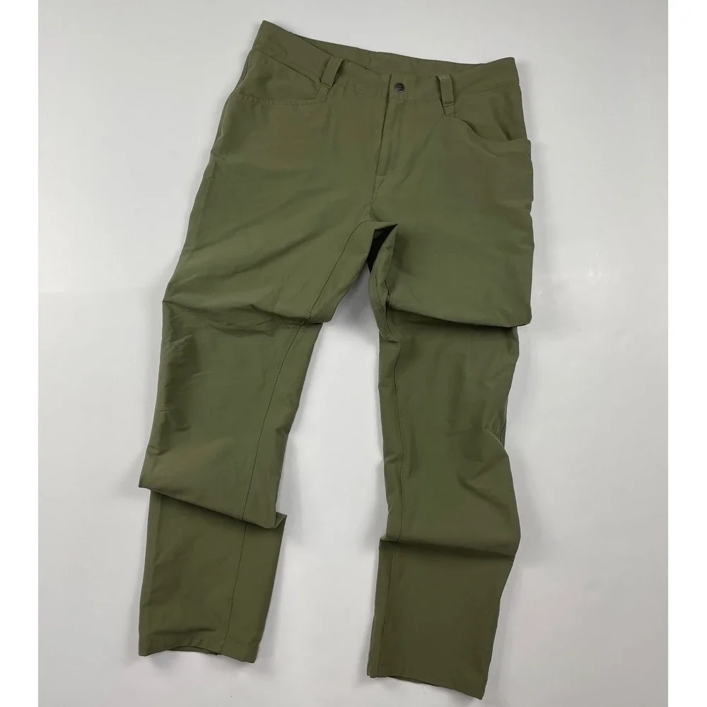 The North Face Mens Olive Green Hiking Pants Size 34 Regular Outdoor Technical